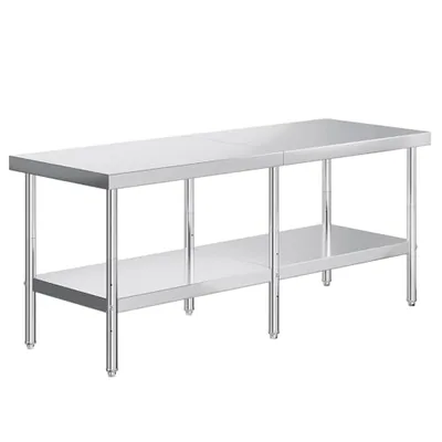 82 x 30-Inch Stainless Steel Prep and Work Table